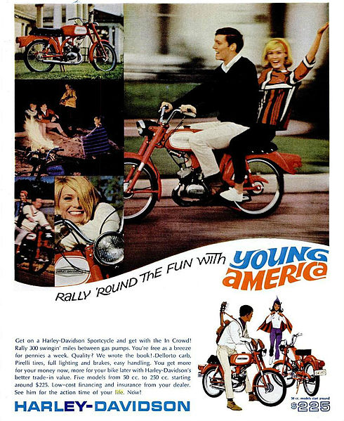 Harley Davidson Werbung