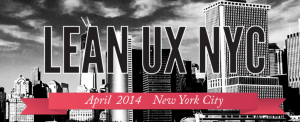 Lean UX NYC 2014