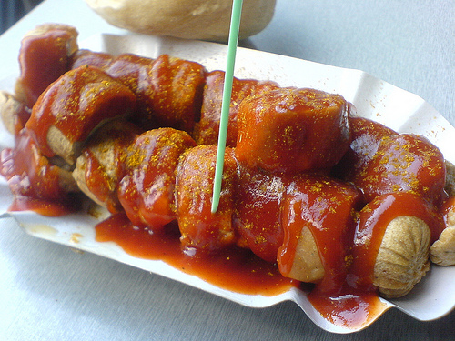 Hot Dog zerfleddert